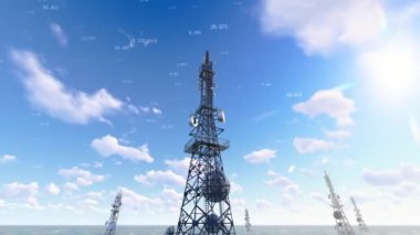  5G ağ optik kablo iletişim tesisleri