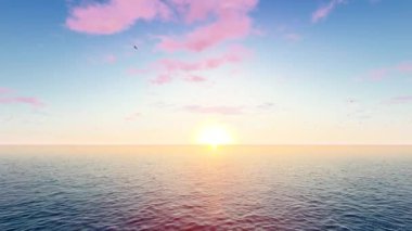 Gölde doğan güneşin hızlandırılmış fotoğrafçılığı