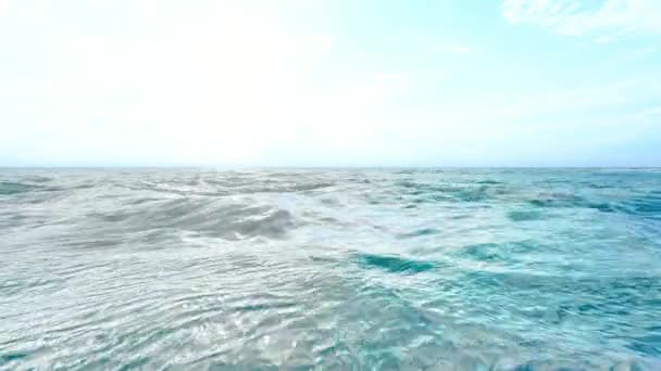 Величезні Морські Хвилі Котиться — стокове відео