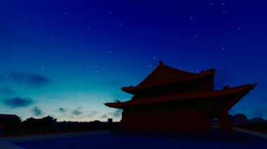 Pekin 'deki Yasak Şehrin Geceyarısı Fotoğrafçılığı