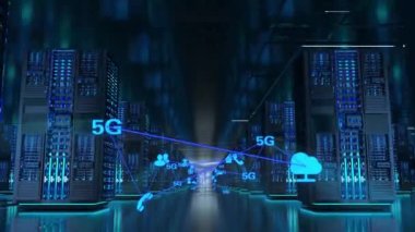  İnternet sunucusu ve büyük veri bilgisayar odası