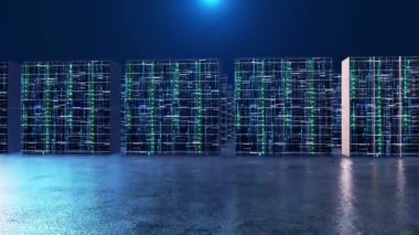 ai ve büyük veri sunucu odası