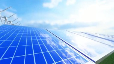 Yeni enerji güneş enerjisi santrali ve fotovoltaik enerji üretimi