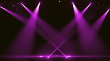 Şarkı ve dans dramı performansı için sahne arkası aydınlatma