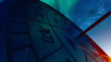 Güneş, ay, yıldızlar, güneş saati, zaman değişimi