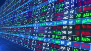 Borsa fiyatları borsa ekranında kayıyor