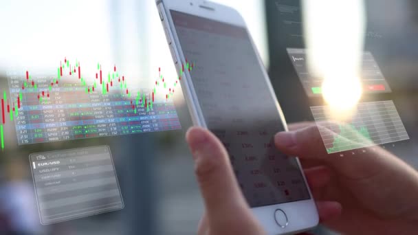 Stock Trading Investimenti Valori Mobiliari — Video Stock