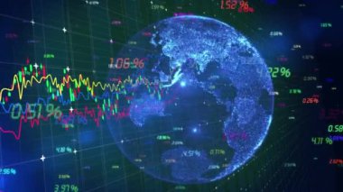 Borsa ve finans piyasası teknoloji grafikleri