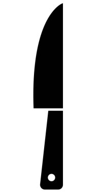 Bıçağın vektör simgesi