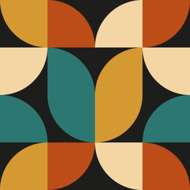 Kesintisiz geometrik desen. Vektör arka plan