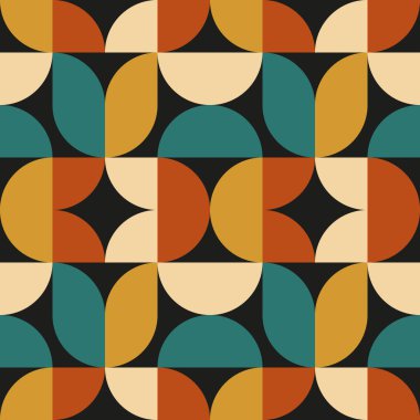 Kesintisiz geometrik desen. Vektör arka plan