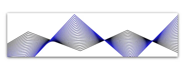 Bannière Web Avec Lignes Géométriques Fond Abstrait Avec Place Pour — Image vectorielle