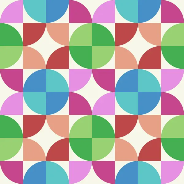 Kusursuz geometrik desen. Vektör soyut arkaplanı. Renkli kart