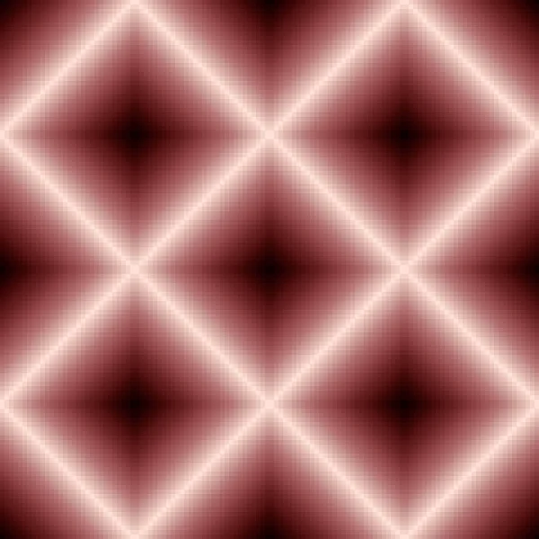 Abstrakt Röd Mosaik Bakgrund Pixelprydnad Vektor Sömlöst Mönster — Stock vektor
