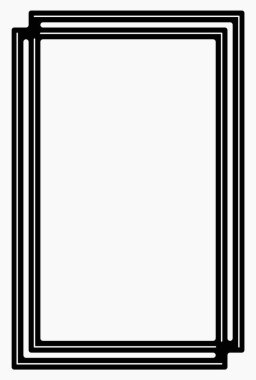 Siyah çerçeve beyaza izole edilmiş. Metin, fotoğraf, sertifika, resim, diploma için vektör çerçevesi
