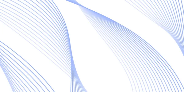 Pankart dalgalarıyla soyut arkaplan. Orta boy pankart. Çizgileri olan vektör arkaplanı. Tasarım elementi beyazda izole edildi. Mavi renk. Su, okyanus, deniz