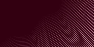 Pankart dalgalarıyla soyut arkaplan. Orta boy pankart. Çizgileri olan vektör arkaplanı. Burgundy 'de izole edilmiş tasarım elementi. Pembe renk. Broşür, kitapçık.