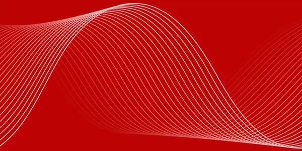 Pankart dalgalarıyla soyut arkaplan. Orta boy pankart. Çizgileri olan vektör arkaplanı. Kırmızı gradyan. İç mekan. Broşür, kitapçık. Sevgililer Günü. Kadınlar Günü