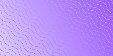 Pankart dalgalarıyla soyut arkaplan. Orta boy pankart. Çizgileri olan vektör arkaplanı. Mor renkte. İç mekan. Broşür, kitapçık.