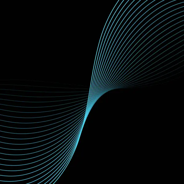 Abstract Background Lines Vector Background Waves Background Music Album Poster - Stok Vektor