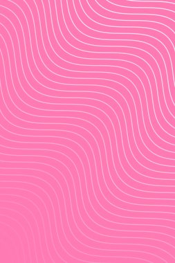 Pankart dalgalarıyla soyut arkaplan. Standart poster boyutunda. Çizgileri olan vektör arkaplanı. Tasarım elementi pembeye izole edildi. Pembe gradyan. Broşür, kitapçık. Yaz, bahar. Anneler Günü