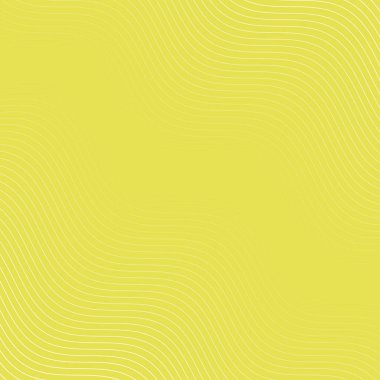 Dalgalarla soyut arkaplan. Çizgileri olan vektör pankartı. Müzik albümü, poster, kart, reklam için arka plan. Tasarım için geometrik element sarıda izole edildi. Sarı renkte. Yaz, güneş