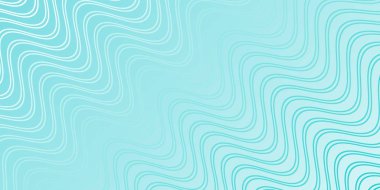 Pankart dalgalarıyla soyut arkaplan. Orta boy pankart. Satır izole edilmiş vektör arkaplanı. Tasarım elementi. Mavi ve beyaz gradyan. Yaz, bahar. Broşür, kitapçık. Okyanus, su