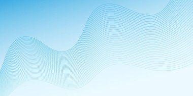 Çizgiler ve çizgiler ile soyut bir arkaplan. Orta boy pankart. Tasarım elementi. Broşür, broşür, broşür, broşür, poster için vektör arkaplan. Mavi renk. Yaz, kış