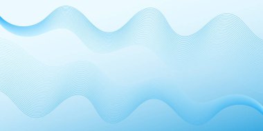 Çizgiler ve çizgiler ile soyut bir arkaplan. Orta boy pankart. Tasarım elementi. Broşür, broşür, broşür, broşür, poster için vektör arkaplan. Mavi renk. Yaz, kış