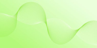 Çizgiler ve ızgara ile soyut arkaplan. Orta boy pankart. Tasarım elementi. Broşür, broşür, broşür, broşür, poster için vektör arkaplan. Yeşil gradyan. Yaz, eko, doğa.