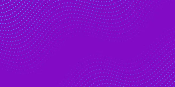 Noktalı ve dalgalı soyut bir arkaplan. Orta boy pankart. Tasarım elementi. Broşür, broşür, broşür, broşür, poster için vektör arkaplan. Mor ve mavi eğim