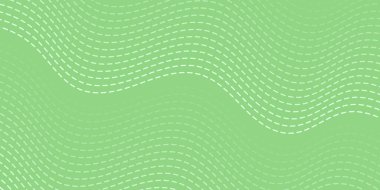 Çizgiler ve dalgalarla soyut arkaplan. Orta boy pankart. Tasarım elementi. Broşür, broşür, broşür, broşür, poster için vektör arkaplan. Yeşil Gradyan