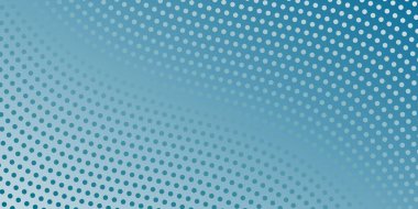 Noktalı ve dalgalı soyut bir arkaplan. Orta boy pankart. Tasarım elementi. Broşür, broşür, broşür, broşür, poster için vektör arkaplan. Mavi Gradyan