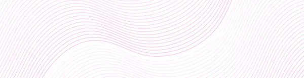 Çizgiler ve dalgalarla soyut bir arkaplan. Web pankartı boyutu. Tasarım elementi beyazda izole edildi. Broşür, broşür, broşür, broşür, poster için vektör arkaplan. Pembe gradyan
