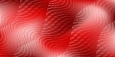 Çizgiler ve dalgalarla soyut arkaplan bulanıklaştırılmış. Örgü gradyanı. Standart pankart boyutu. Poster, broşür, broşür için arka plan. Renkli, kırmızı gradyan. Sevgililer Günü