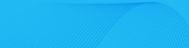 Abstract background with lines and waves. Web banner size. Element for design. Vector background for brochure, booklet, flyer, poster. Blue gradient