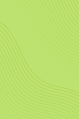 Çizgiler ve dalgalarla soyut bir arkaplan. Standart poster boyutunda. Tasarım elementi izole edildi. Broşür, broşür, broşür ve broşür için vektör arkaplan. Yeşil Gradyan