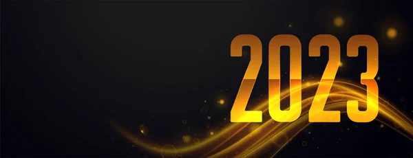 2023 new year holiday wallpaper with shiny light effect vector