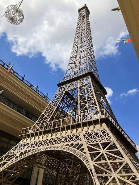 Netivot Israel November 2022 Модель Ейфелевої Вежі Торговому Центрі Париж — стокове фото