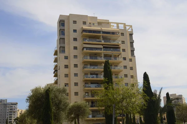 Ingatlanba Való Befektetés Lakótelepek Izraelben Bérlet Hitel Lakásvásárlás Gyönyörű Modern — Stock Fotó