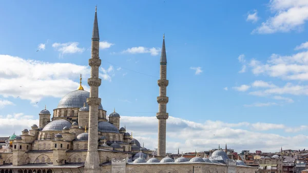 Yeni Cami Oder Neue Moschee Islamische Minarett Neue Moschee Yeni — Stockfoto