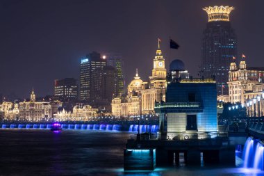 Bund, Şangay 'daki tarihi bina Şangay' da Bund Mimarlık, Şangay şehrinde gökdelen ve Bund, Şangay, Çin 'de.