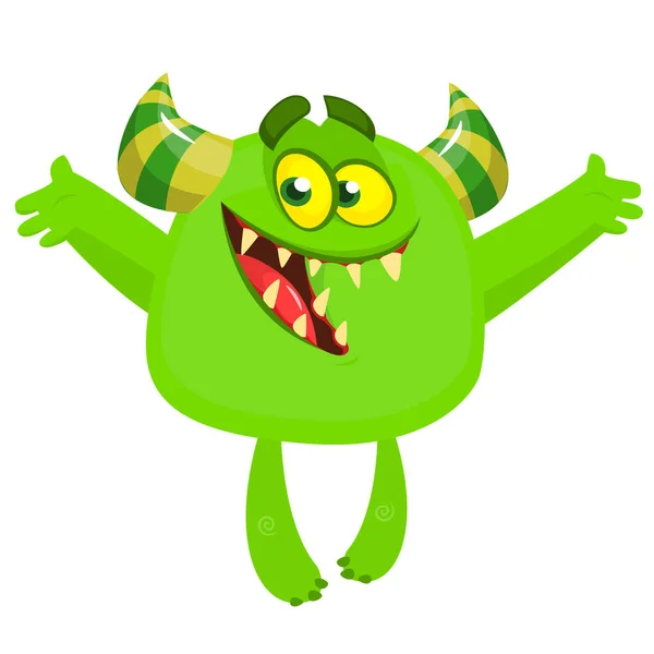 um alienígena verde com um personagem de desenho animado de olhos grandes  em fundo branco 2288422 Vetor no Vecteezy