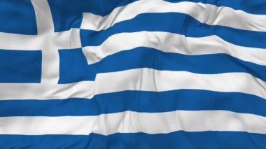 Yunanistan Bayraksız Döngü Arkaplanı, Çarpışan Doku Kumaşı Yavaş Hareket, 3 Boyutlu Hazırlama
