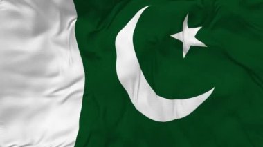 Pakistan Bayraksız Döngüleme Arkaplanı, Döngülü Çarpışan Doku Kumaşı Yavaş Hareket, 3B Görüntüleme