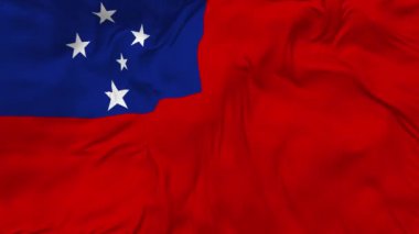 Samoa Bayraksız Döngü Arkaplanı, Döngülü Çarpışan Doku Kumaşı Yavaş Hareket, 3B Görüntüleme