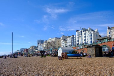 Brighton, İngiltere - 4 Mayıs 2024: İngiltere 'de Brighton Sahili