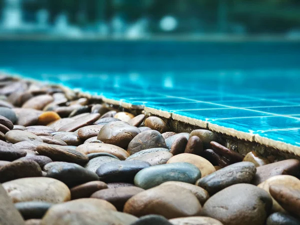 Bazén Mezi Výškovými Činžovními Domy Bangkok Thajsko — Stock fotografie