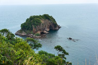 Khao Laem Ya 'da rıhtım - Mu Ko Samet Ulusal Parkı, Rayong Eyaleti, Doğu Tayland.