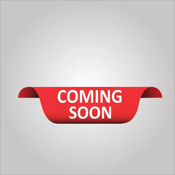 Yakında Banner kırmızı indirimli Web Sitesi Posteri ve Banner Yaratıcı Tasarım Sanatı